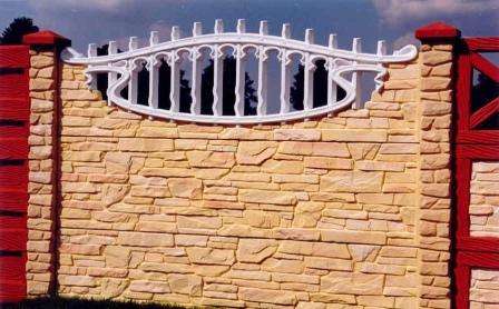 цветное разукрашивание секций бетона