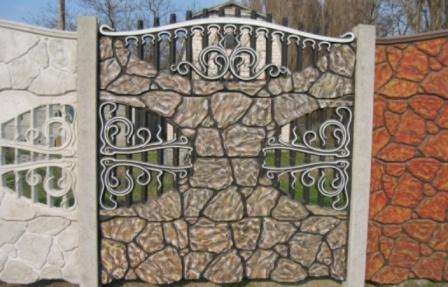 красивые секционные заборы