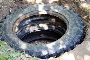 Плюсы септика из покрышек