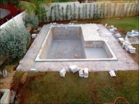 готовый бассейн без наполнения водой