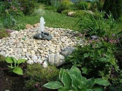 Дизайн фонтана из камней