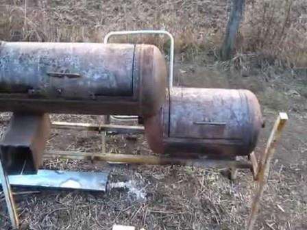 Как сделать коптильню из газового баллона своими руками фото 918