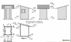 как сделать туалет на даче своими руками чертежи самый простой
