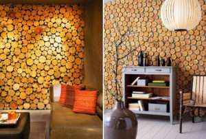 спилы дерева для декора