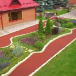 Резиновые дорожки для дачи