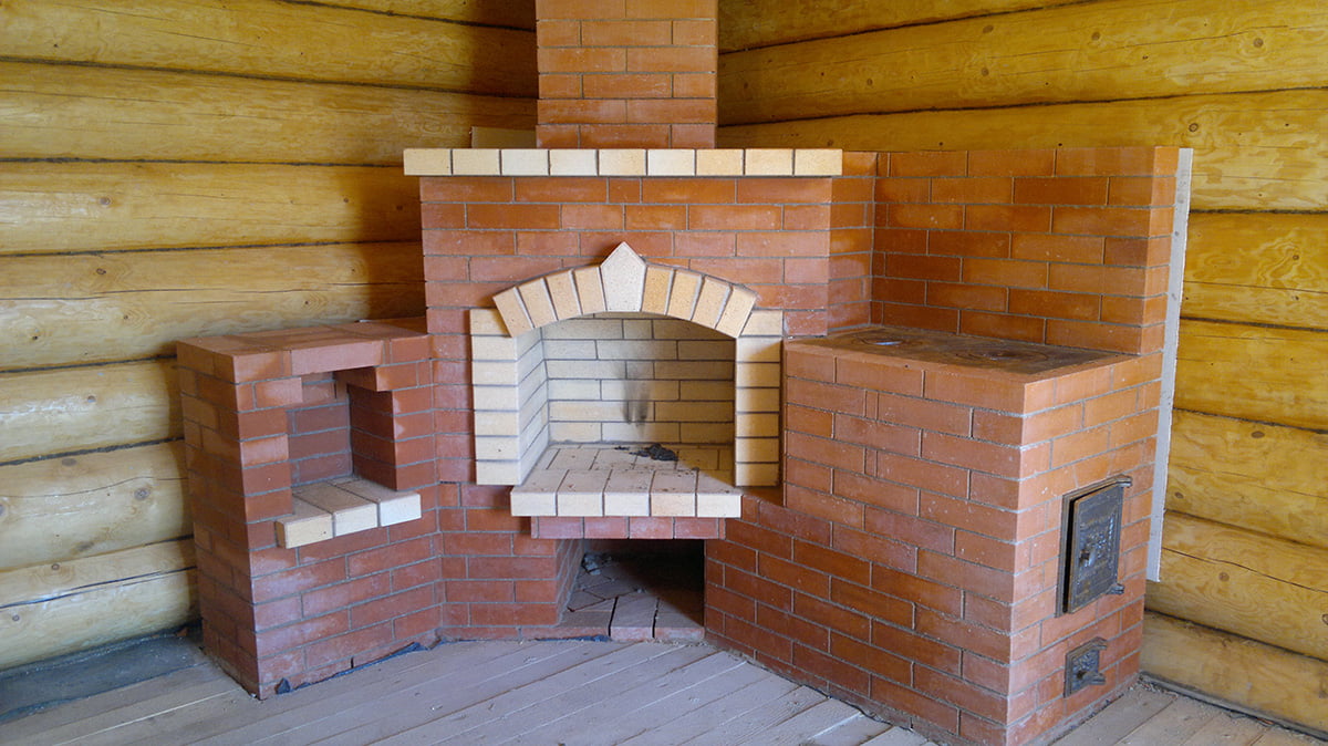 Строительство кирпичной печи на даче для отопления